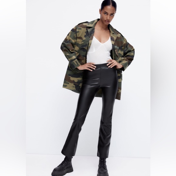 Zara faux leather pants - Picture 1 of 3